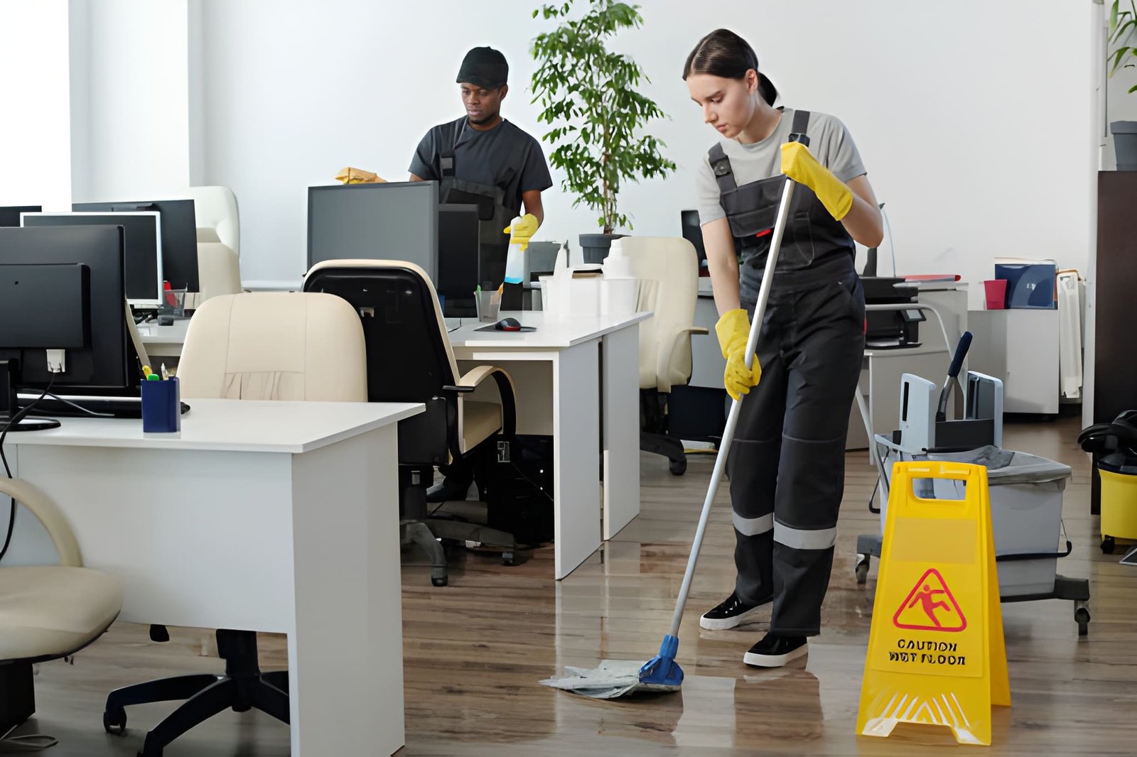 weekly office cleaning schedule